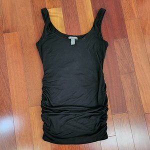 A Pea in the Pod Black Long Maternity Tank Top - Size Small